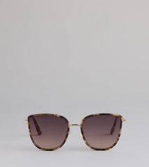 Big Mood Tortoiseshell Oversized Sunglasses