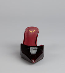 Polished Intent Patent Mules