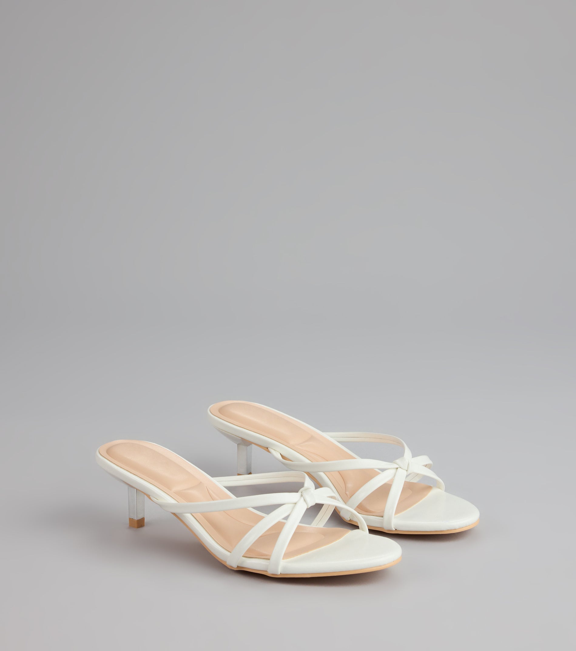 Shimmer Step Strappy Mules