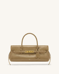 Yara Small Top Handle Shoulder Bag - Khaki