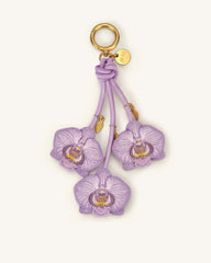 Orchid Bag Charm - lilac