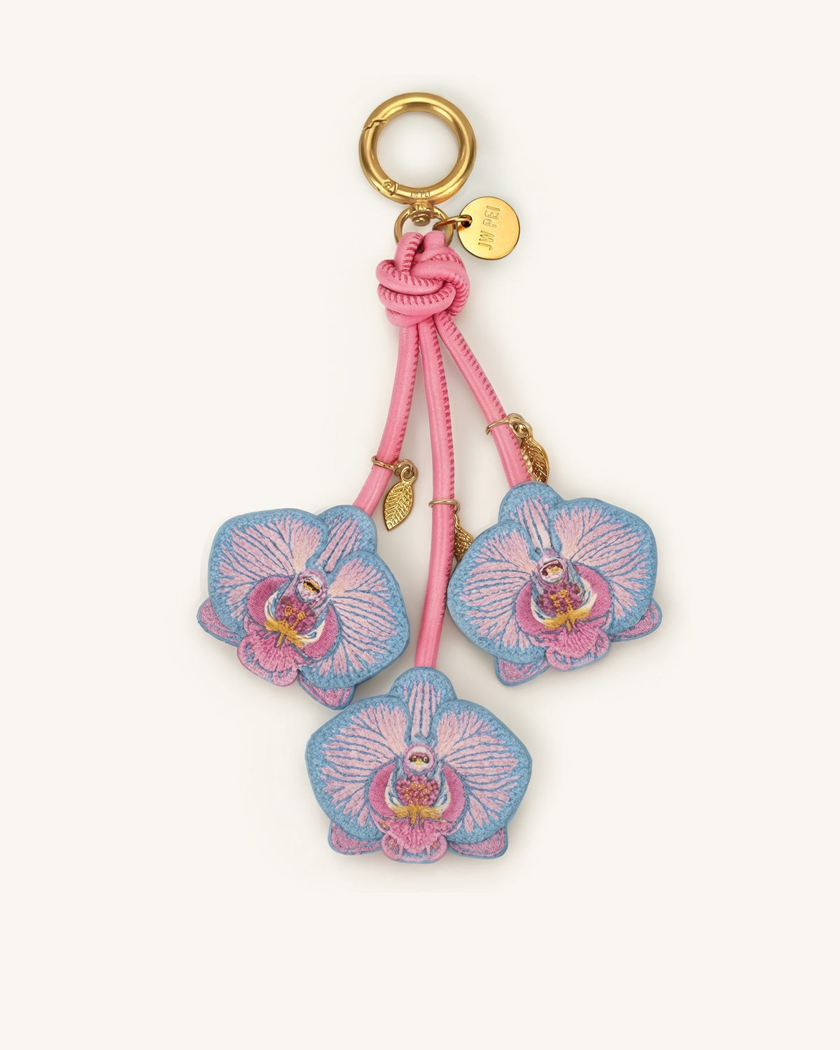 Orchid Bag Charm - Blush Pink