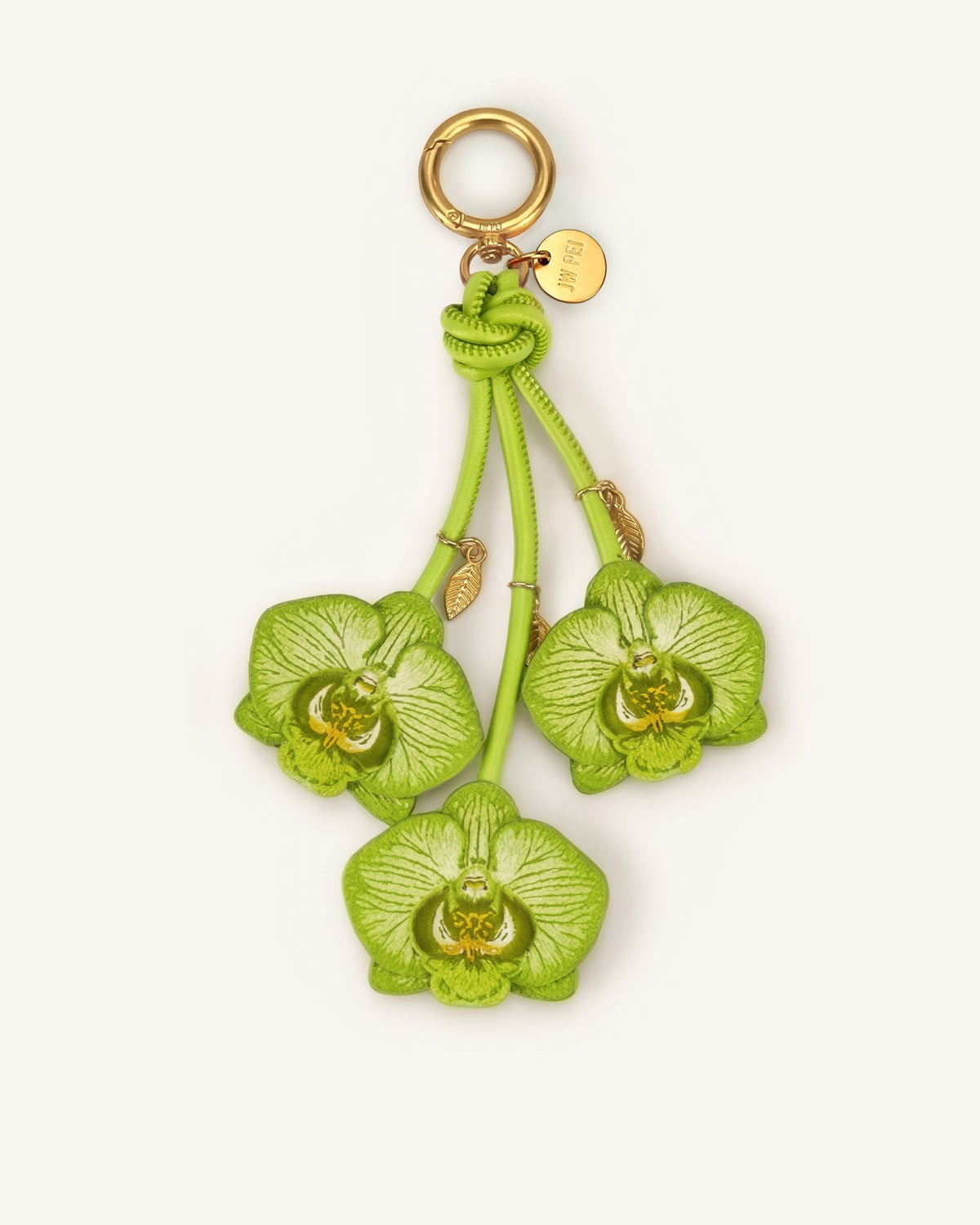 Orchid Bag Charm - Green