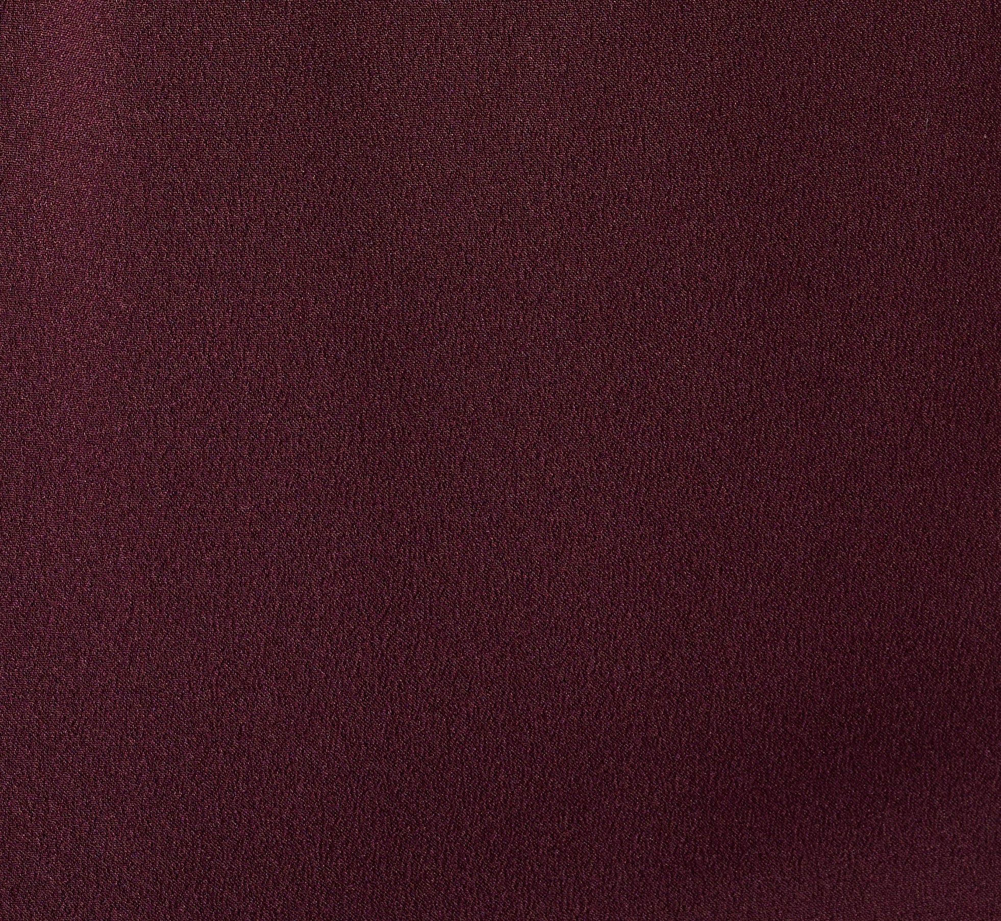 One Shoulder Satin Bow Crepe Gown In Bordeaux Glow