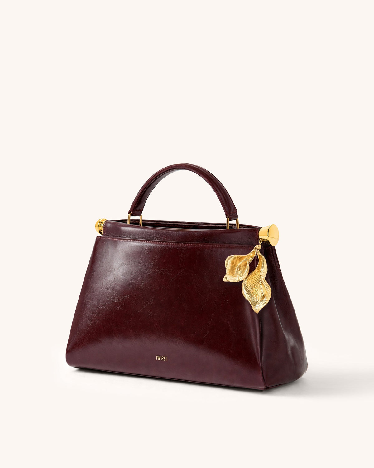 Luna Top Handle Bag - Burgundy