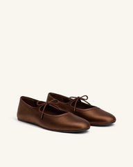 Sophie Bow Flats – Brown