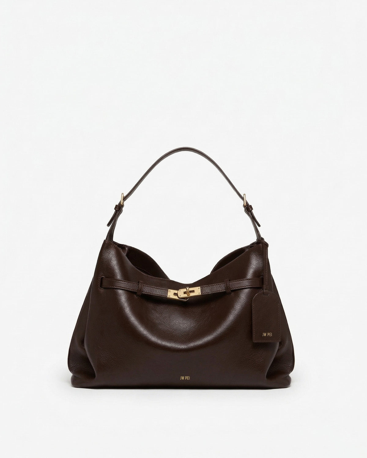 Mila Top Handle Bag - Brown