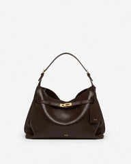 Mila Top Handle Bag - Brown