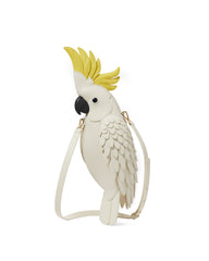 Parrot Shaped Crossbody Bag - Ivory